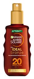 Garnier Ambre Solaire Ideal Bronze SPF20 Αντηλιακό Λάδι 200ml