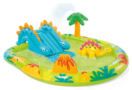 Intex Little Dino Play Center Παιδική Πισίνα Φουσκωτή Τιρκουάζ