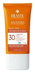 Rilastil Sun System Velvet Cream SPF30 Αντηλιακή Κρέμα