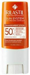 Rilastil System Transparent SPF50 Αντηλιακό Stick 8.5ml