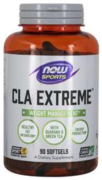 Now Foods CLA Extreme Συμπλήρωμα Διατροφής με Καρνιτίνη 750mg 90 μαλακές κάψουλες