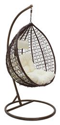 Zafer Φωλιά με Βάση Rattan Μ106xΠ103xΥ200cm Καφέ