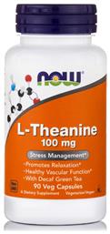 Now Foods L-Theanine 90 φυτικές κάψουλες