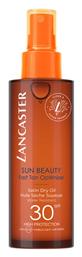 Lancaster Sun Beauty Satin Dry Αδιάβροχο Αντηλιακό Λάδι για το Σώμα SPF30 150ml