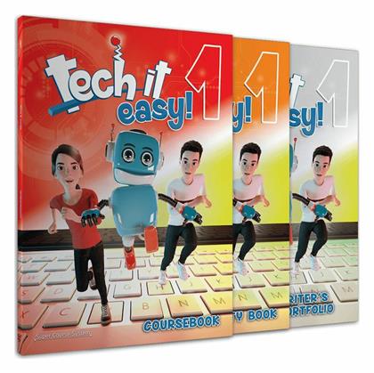 Tech It Easy 1 - Πακέτο (coursebook, Activity Book, Writer's Portofolio, I-book, Cd)