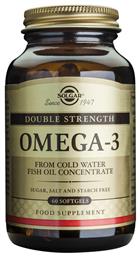 Solgar Double Strength Omega 3 Ιχθυέλαιο 60 μαλακές κάψουλες