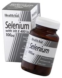 Health Aid Selenium & Vitamin E 100mg 30 κάψουλες