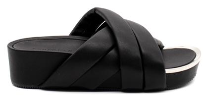 DKNY Καλοκαιρινές Γυναικείες Πλατφόρμες σε Στυλ Παντόφλας Μαύρες