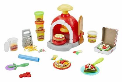 Hasbro Play-Doh Πλαστελίνη - Παιχνίδι Pizza Oven για 3+ Ετών, 6τμχ