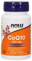 Now Foods CoQ10 100mg with Hawthorn Berry 30 φυτικές κάψουλες