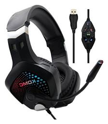 Komc KM-888 Over Ear Gaming Headset με σύνδεση USB