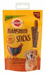 Pedigree Ranchos Λιχουδιές σε Stick Σκύλου με Κοτόπουλο 60gr