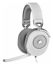 Corsair HS65 Surround Over Ear Gaming Headset με σύνδεση 3.5mm Λευκό