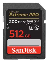 Sandisk Extreme Pro SDXC 512GB Class 10 U3 V30 UHS-I