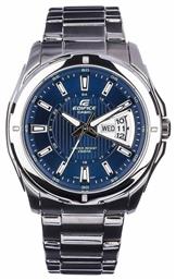 Casio Edifice Ρολόι Μπαταρίας με Μεταλλικό Μπρασελέ