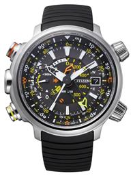 Citizen Promaster Altichron Ρολόι Eco - Drive με Μαύρο Καουτσούκ Λουράκι