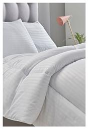 All Season Microsatin Πάπλωμα Ξενοδοχείου Λευκό Μονό 160x240εκ. 2τμχ