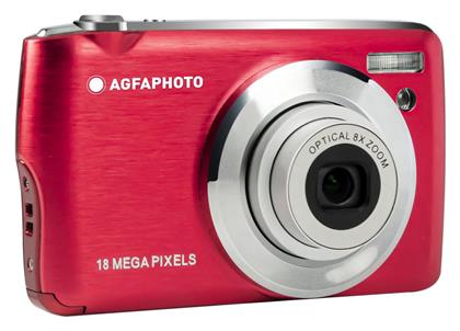 AgfaPhoto Realishot DC8200 18MP Full HD (1080p) Οπτικό Ζουμ 8x Κόκκινη