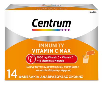 Centrum Immunity Vitamin C Max Βιταμίνη 1000mg 14 x 1 φακελίσκοι 14τμχ