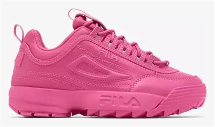 Fila Disruptor II Premium Chunky Sneakers Φούξια