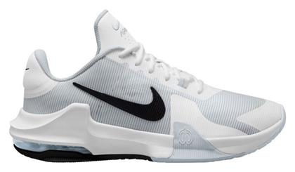 Nike Air Max Impact 4 Χαμηλά Μπασκετικά Παπούτσια White / Pure Platinum / Black