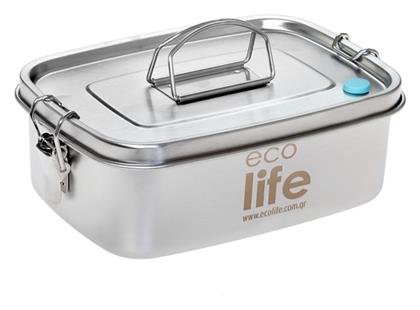 Ecolife Δοχείο Φαγητού Ασημί 1lt