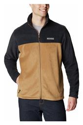 Columbia Steens Mountain Ανδρική Ζακέτα Fleece με Φερμουάρ Μαύρη