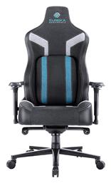 Eureka Ergonomic Python II Καρέκλα Gaming Δερματίνης με Ρυθμιζόμενα Μπράτσα Μπλε