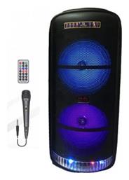 Ηχείο Karaoke με Ασύρματο Μικρόφωνο και Εφέ Φωτισμού CMiK MK-8806 σε Μαύρο Χρώμα
