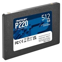 Patriot P220 512GB 2.5'' P220S512G25 από το e-shop