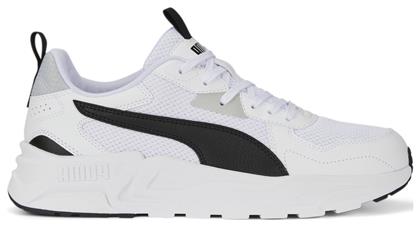 Puma Trinity Lite Ανδρικά Chunky Sneakers White / Black / Cool Light Gray