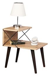 Βοηθητικό Τραπεζάκι Cross 50x55x40cm Μπεζ