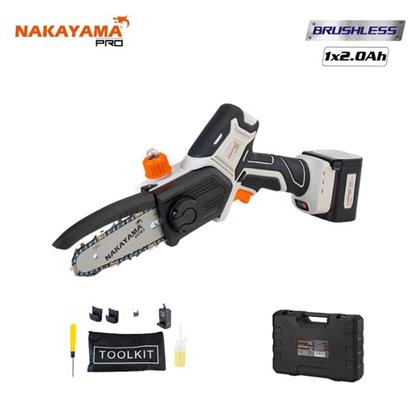Nakayama EC1500 Κλαδευτικό Αλυσοπρίονο Μπαταρίας 1x2Ah 16.8V