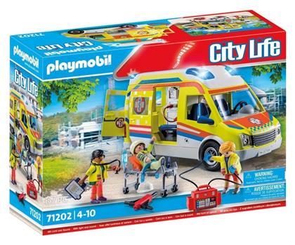 Playmobil City Life Ασθενοφόρο με Διασώστες για 4-10 ετών