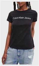 Calvin Klein Core Instit Logo T-Shirt Μαύρο J20J220253-BEH