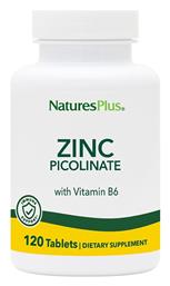 Nature's Plus Zinc Picolinate with Vitamin B6 120 ταμπλέτες