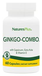 Nature's Plus Ginkgo-Combo Ginkgo Biloba 60 φυτικές κάψουλες