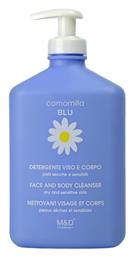 Camomilla BLU Blu Face & Body Cleanser Υγρό Καθαρισμού για το Πρόσωπο & το Σώμα Κατάλληλο για Ατοπική Επιδερμίδα 500ml