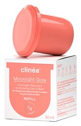 Clinea Moonlight Glow Refill Αντιγηραντική Κρέμα Νυκτός 50ml