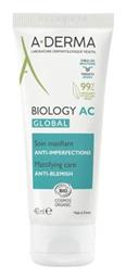 A-Derma Biology AC Global Κρέμα κατά των Ατελειών 40ml