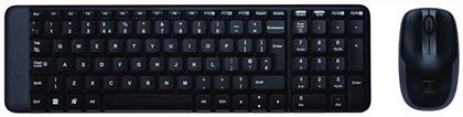 Logitech MK220 Ασύρματο - Σετ με Ποντίκι Ελληνικό από το Public