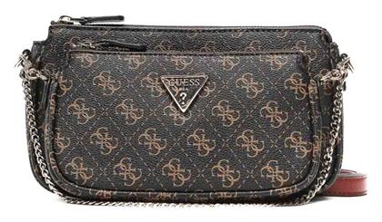 Guess Noelle Double HWQL7879710 Σετ Γυναικεία Τσάντα Χιαστί Καφέ