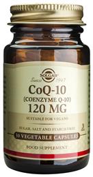 Solgar Vegetarian CoQ-10 χωρίς Γλουτένη 120mg 30 φυτικές κάψουλες