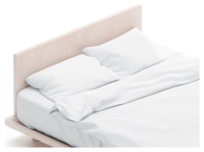 Beauty Home Σεντόνι Ξενοδοχείου Λευκό King Size 275x270εκ. Βαμβάκι & Πολυεστέρας