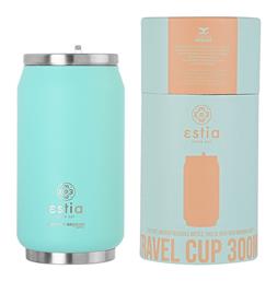 Estia Travel Cup Save the Aegean 300ml Bermuda Green