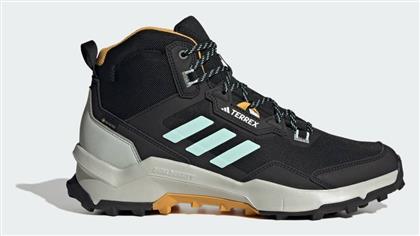 adidas Terrex AX4 Mid GTX Ανδρικά Ορειβατικά Μποτάκια Αδιάβροχα με Μεμβράνη Gore-Tex Core Black / Semi Flash Aqua / Preloved Yellow