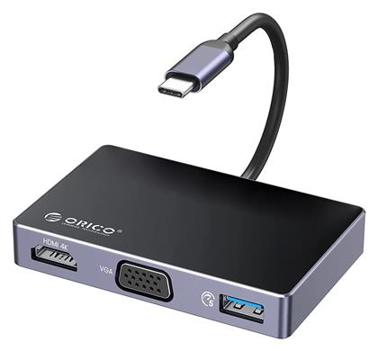 Orico USB-C Docking Station με HDMI 4K PD (DM-5P-BK-BP) από το Public