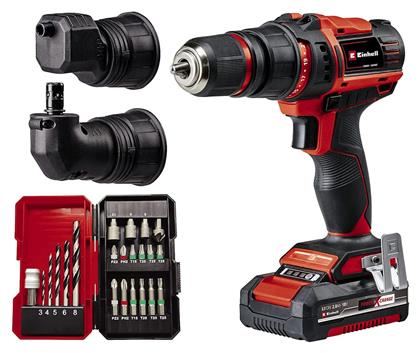 Einhell TE-CD 18/45 3Χ Li + 22 Δραπανοκατσάβιδο Μπαταρίας 18V 1x2Ah