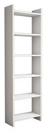 Βιβλιοθήκη 48.5x22x160εκ. Λευκή