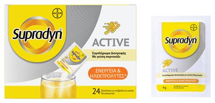 Supradyn Active Ηλεκτρολύτες Πορτοκάλι 24 φακελίσκοι